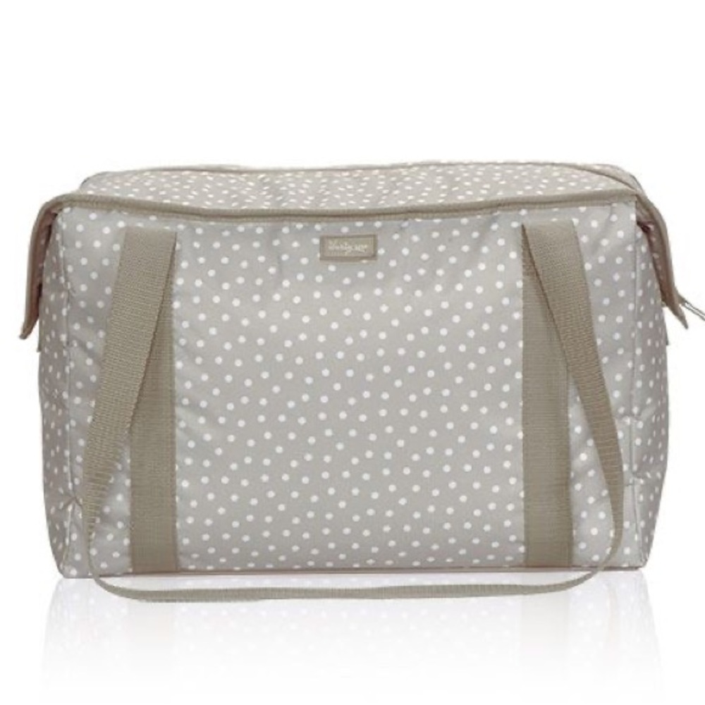 Thirty-One Fresh Market Thermal Taupe Dancing Dot